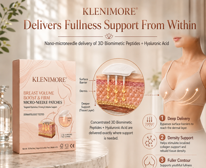 🔥🥇KLENIMORE® Targeted Breast Enhancement Advanced Nano Microneedle Patch
