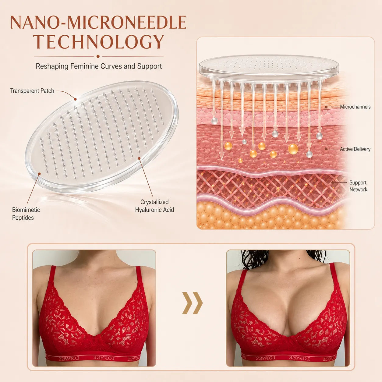 🔥🥇KLENIMORE® Targeted Breast Enhancement Advanced Nano Microneedle Patch