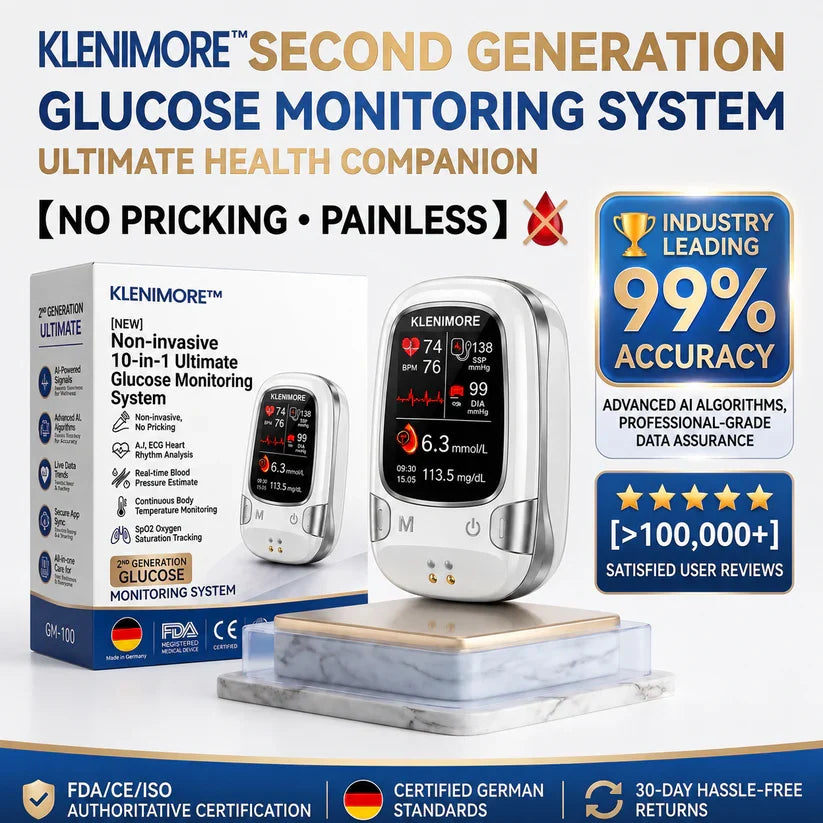 🔥Final 3 Hours：50% OFF🏆Brand-new non-invasive smart monitoring device ✅